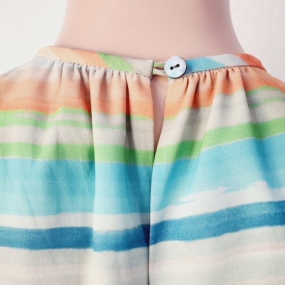 Ramy Brook Printed Paris Sleeveless Dress Multi Color Size: XS - Picture 11 of 15